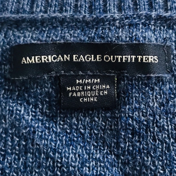 NEW SIZE M American Eagle Outfitters Blue Sweater - Picture 4 of 5